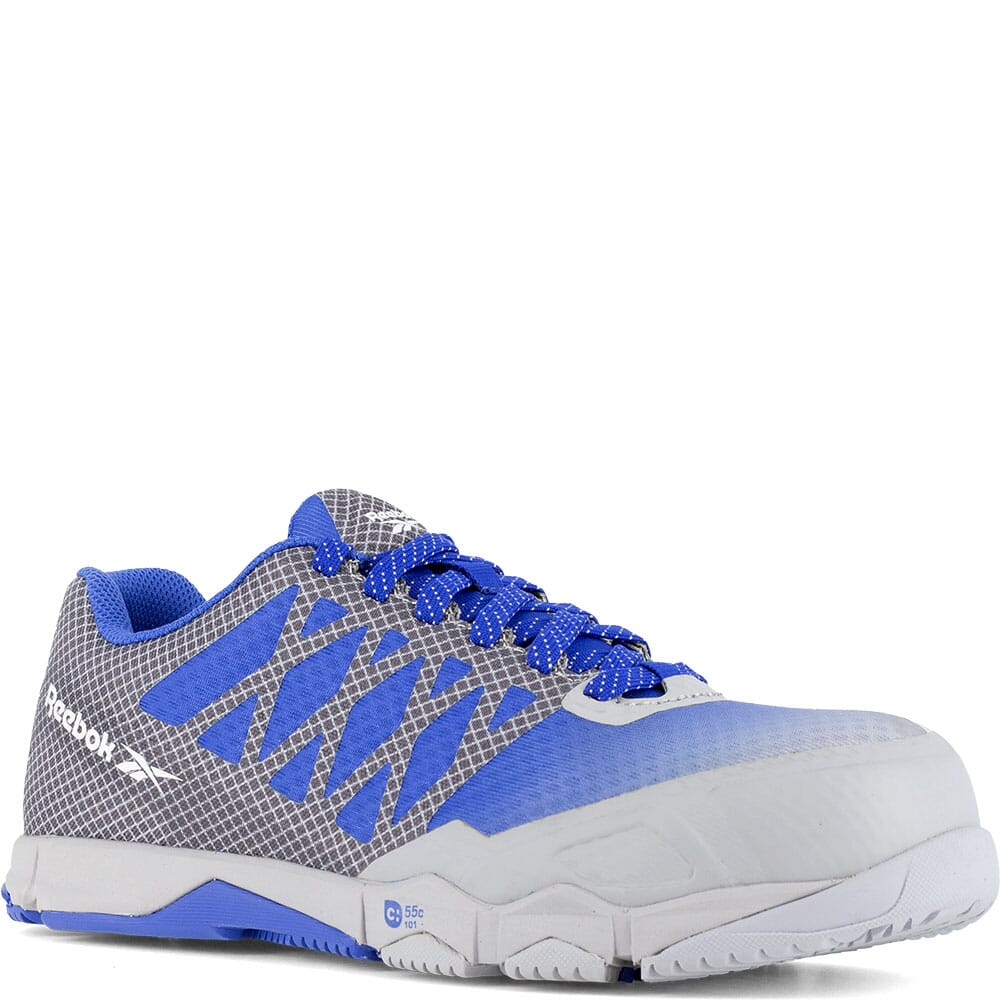 Image for Reebok Women's Speed TR Safety Shoes - Grey/Blue from bootbay