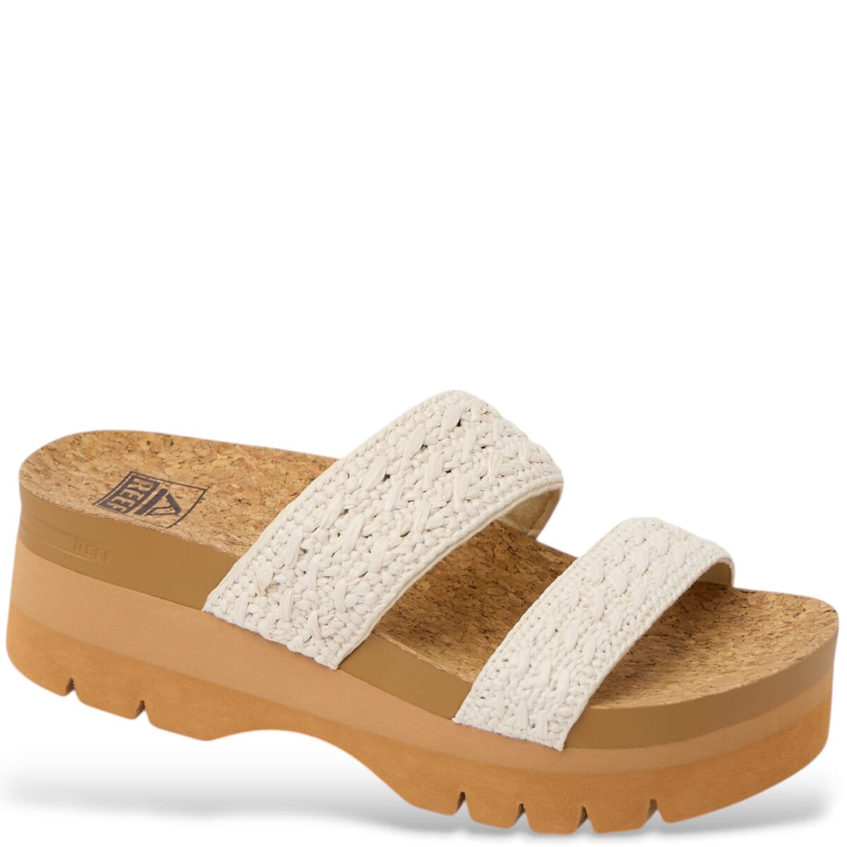 reefページ Reef Women's Cushion Vista Higher Sandals - Vintage Tan Textile