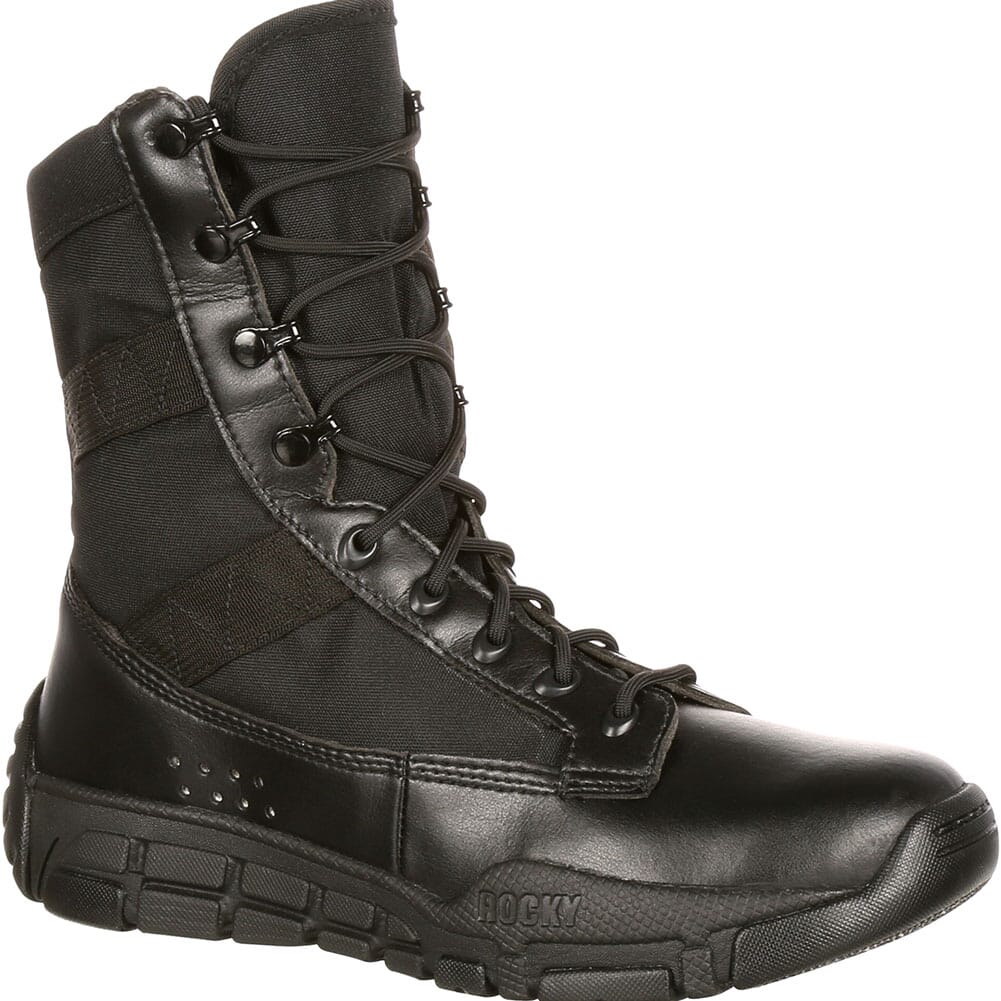 Rocky Men's C4T Duty Military Boots - Black | elliottsboots