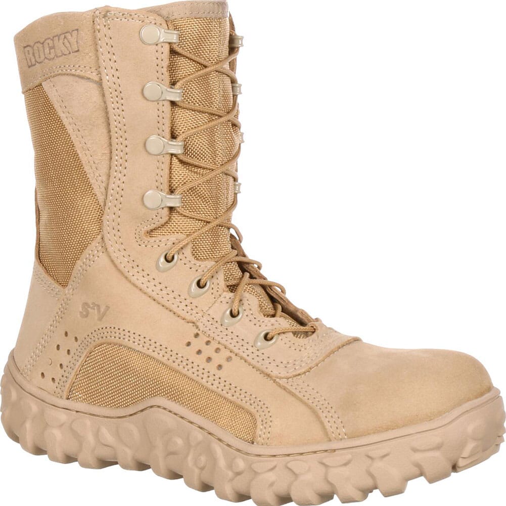 Image for Rocky Men's S2V Uniform Boots - Tan from elliottsboots