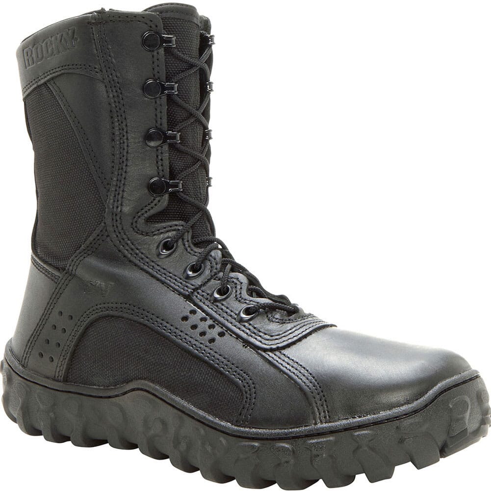 Rocky Men's S2V Uniform Boots - Black | elliottsboots