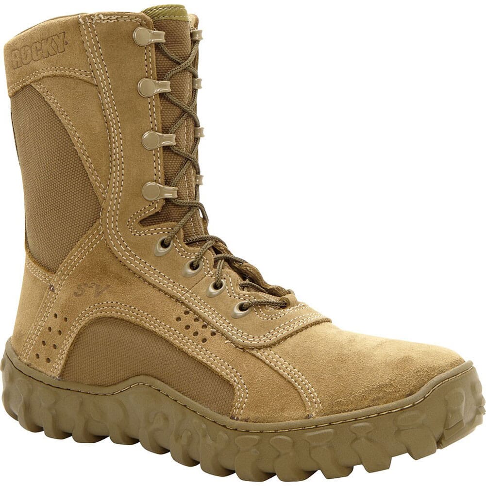 Image for Rocky Men's S2V Ventilated Military Duty Boots - Brown from elliottsboots