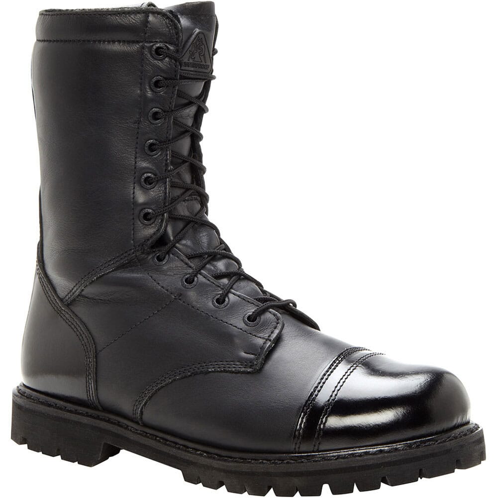 Rocky Men's Jump Zipper Uniform Boots - Black | elliottsboots