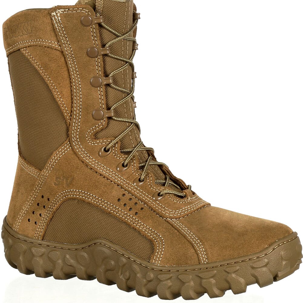 Image for Rocky Men's S2V Tactical Military Boots - Coyote Brown from elliottsboots