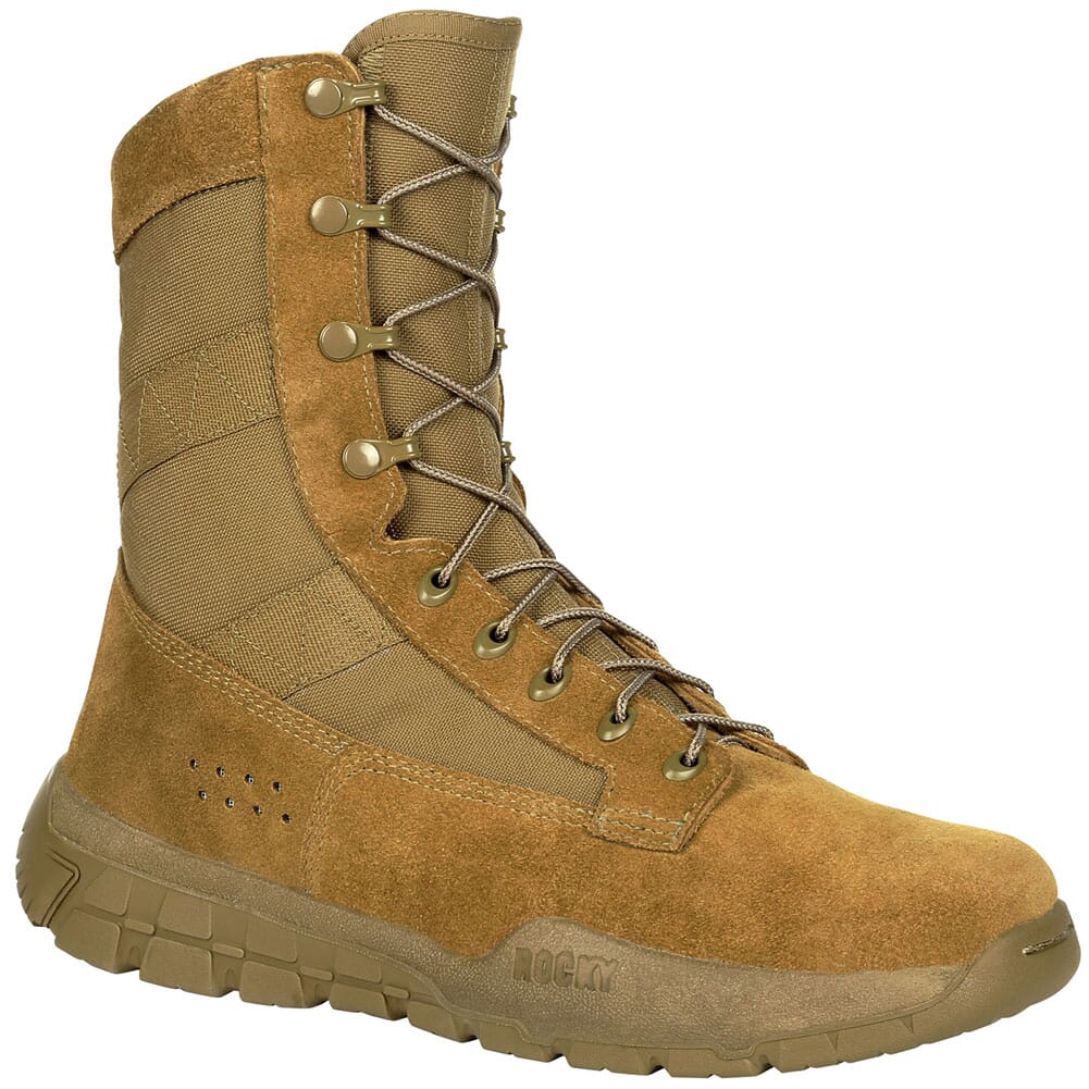 Image for Rocky Men's C4R Tactical Military Boots - Coyote Brown from elliottsboots