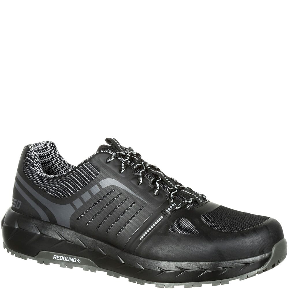 Rocky Men's LX Athletic Safety Shoes - Black | elliottsboots