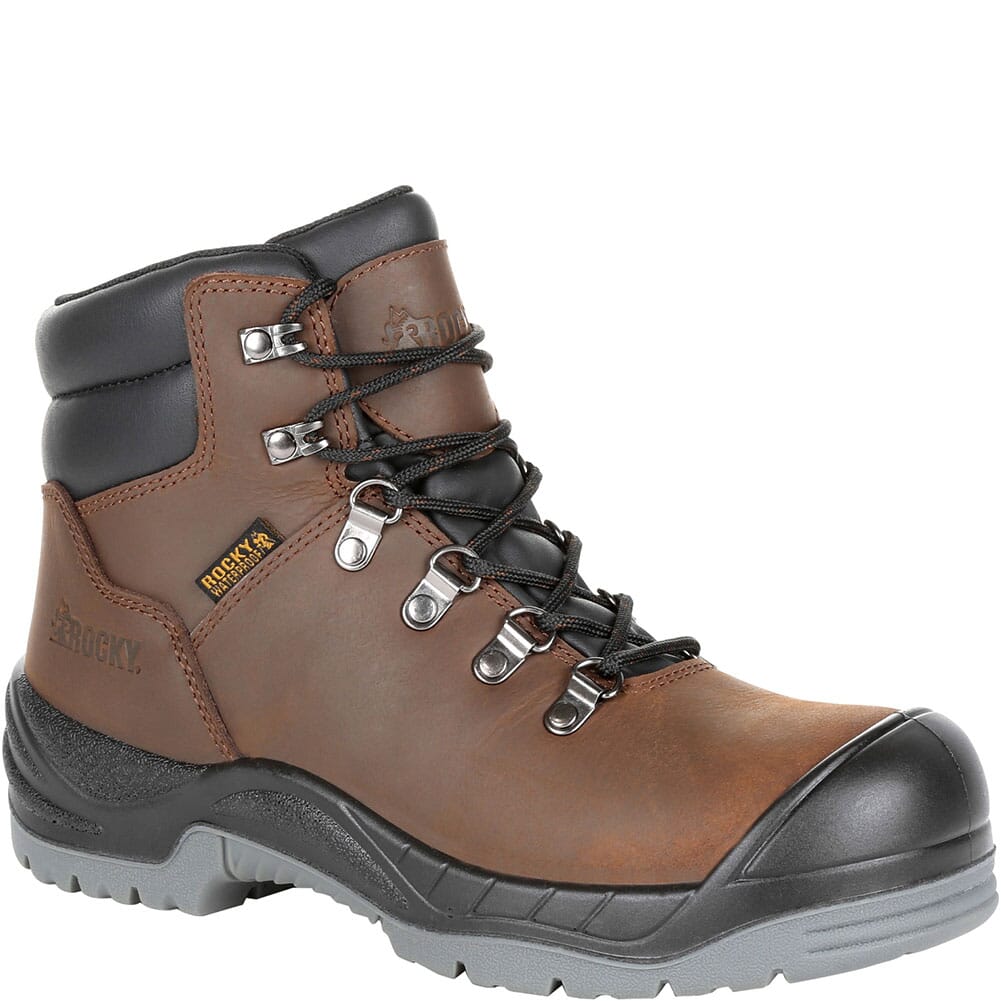 Rocky Women's Worksmart Women's WP Work Boots - Dark Brown | elliottsboots