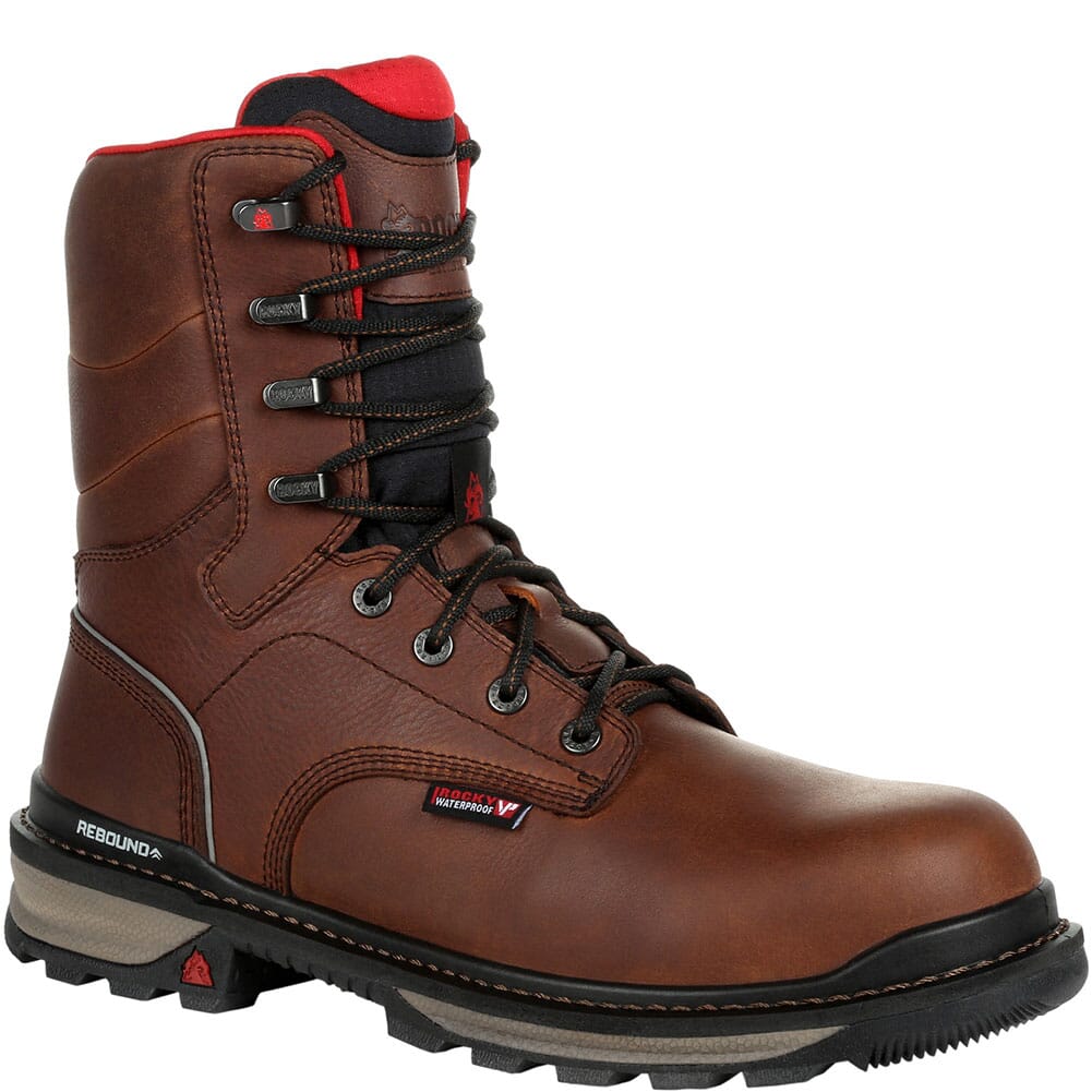 Image for Rocky Men's Rams Horn WP Work Boots - Dark Brown from elliottsboots