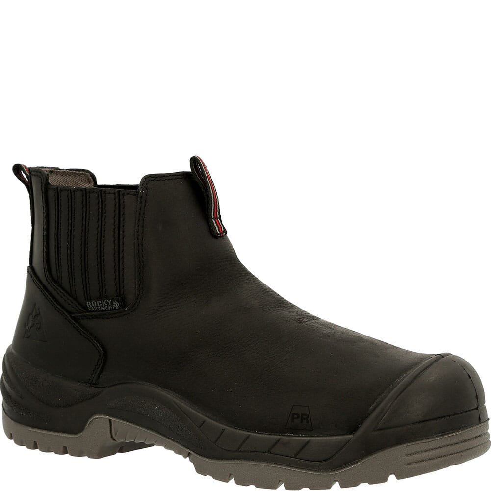Image for Rocky Men's Worksmart Met Guard WP Chelsea Safety Boots - Brown from elliottsboots