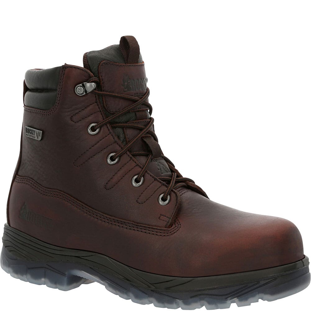 Image for Rocky Men's Forge WP Safety Boots - Brown from elliottsboots