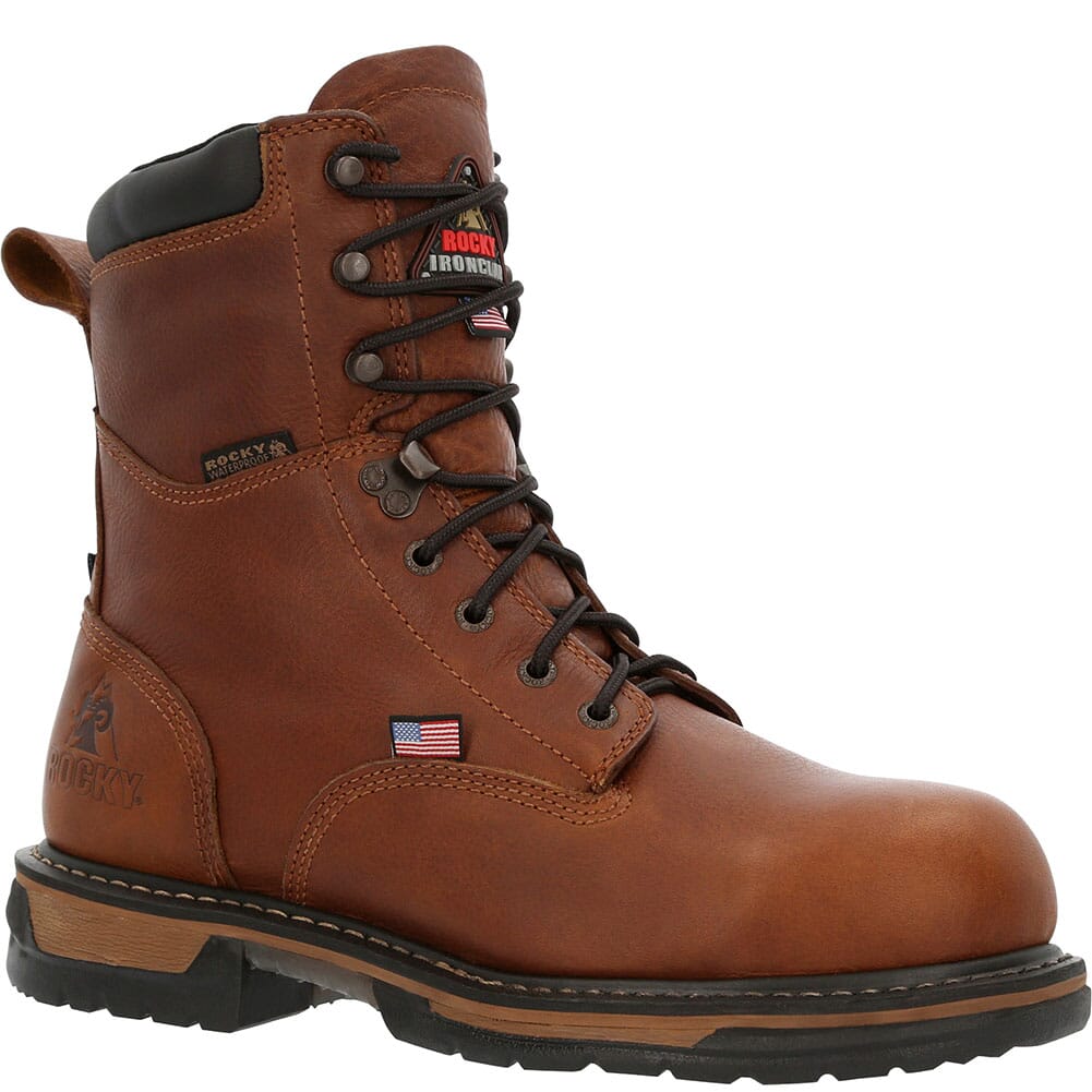 Image for Rocky Men's Ironclad Waterproof Safety Boots - Brown from elliottsboots
