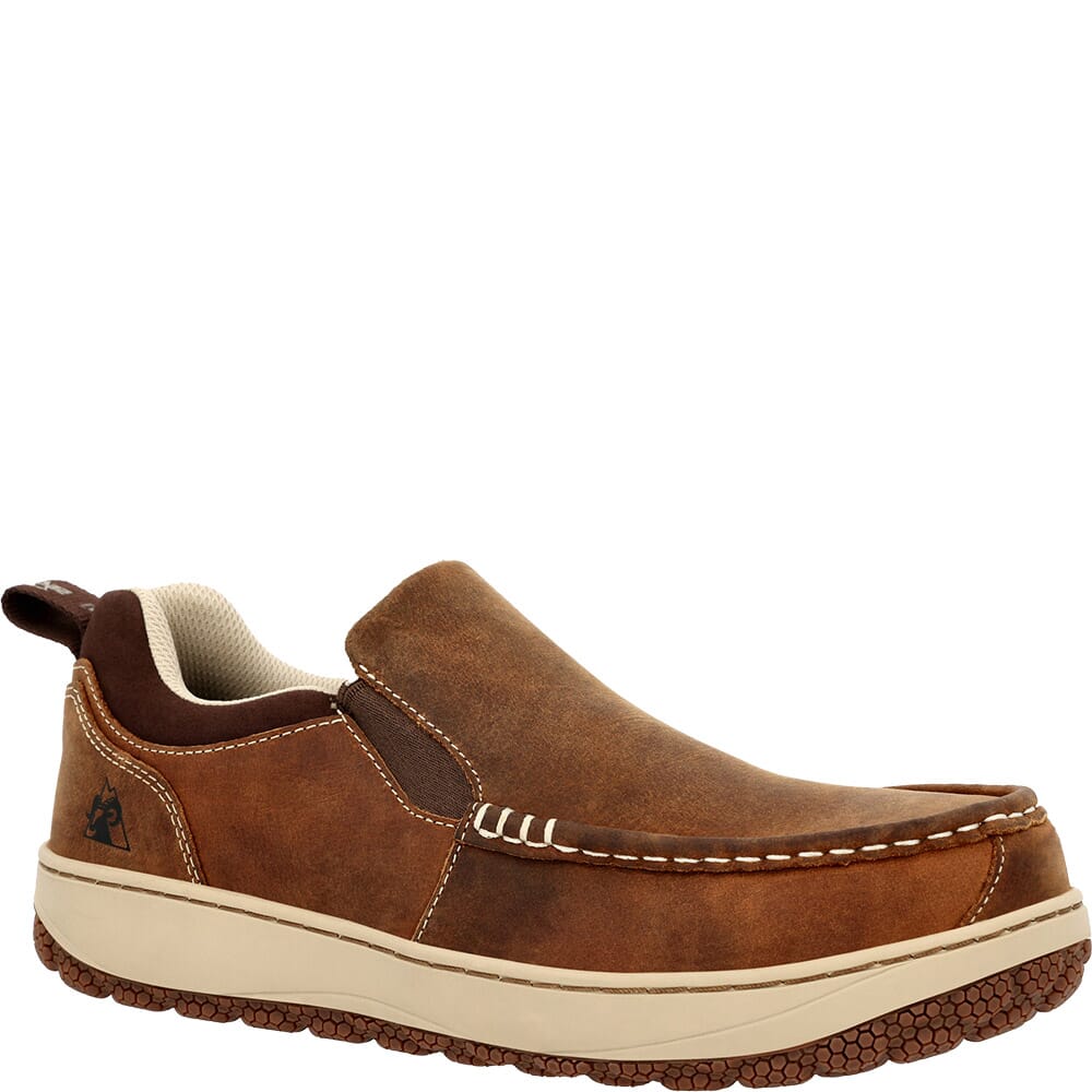 Rocky Men's Dry-Strike SRX Composite Toe Work Shoes - Brown