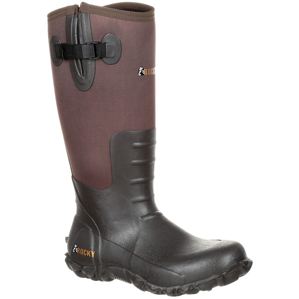 Image for Rocky Men's Core WP Rubber Boots - Brown from elliottsboots