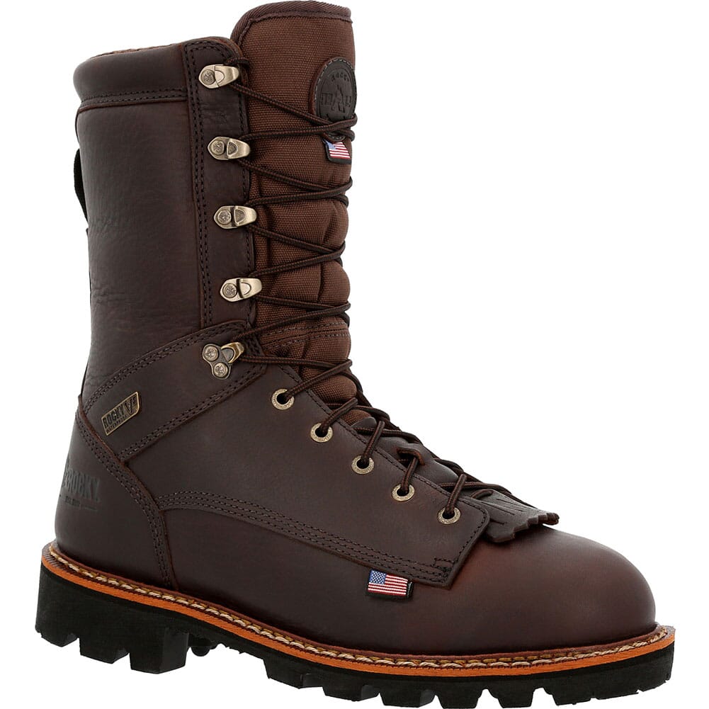 Image for Rocky Men's Elk Stalker Insulated WP Outdoor Hunting Boots - Brown from elliottsboots