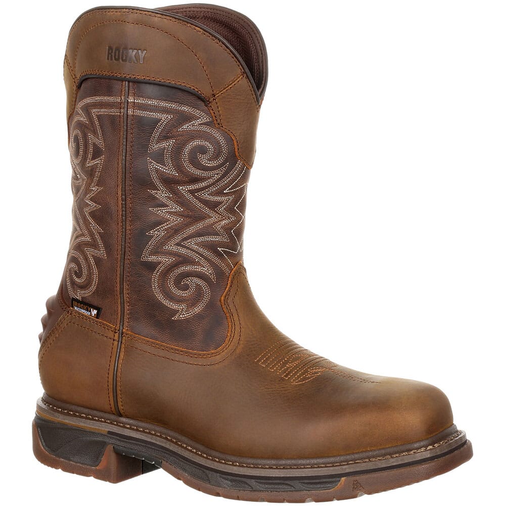 Image for Rocky Men's Iron Skull WP Safety Boots - Brown from elliottsboots