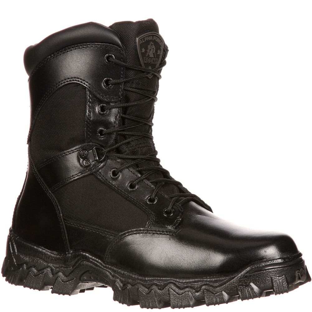 Image for Rocky Men's Alpha Force WP Duty Boots - Black from elliottsboots