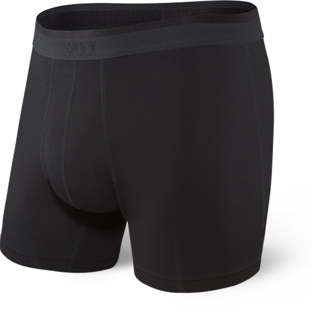 Saxx Men's Platinum Underwear Boxer Briefs - Blackout | elliottsboots