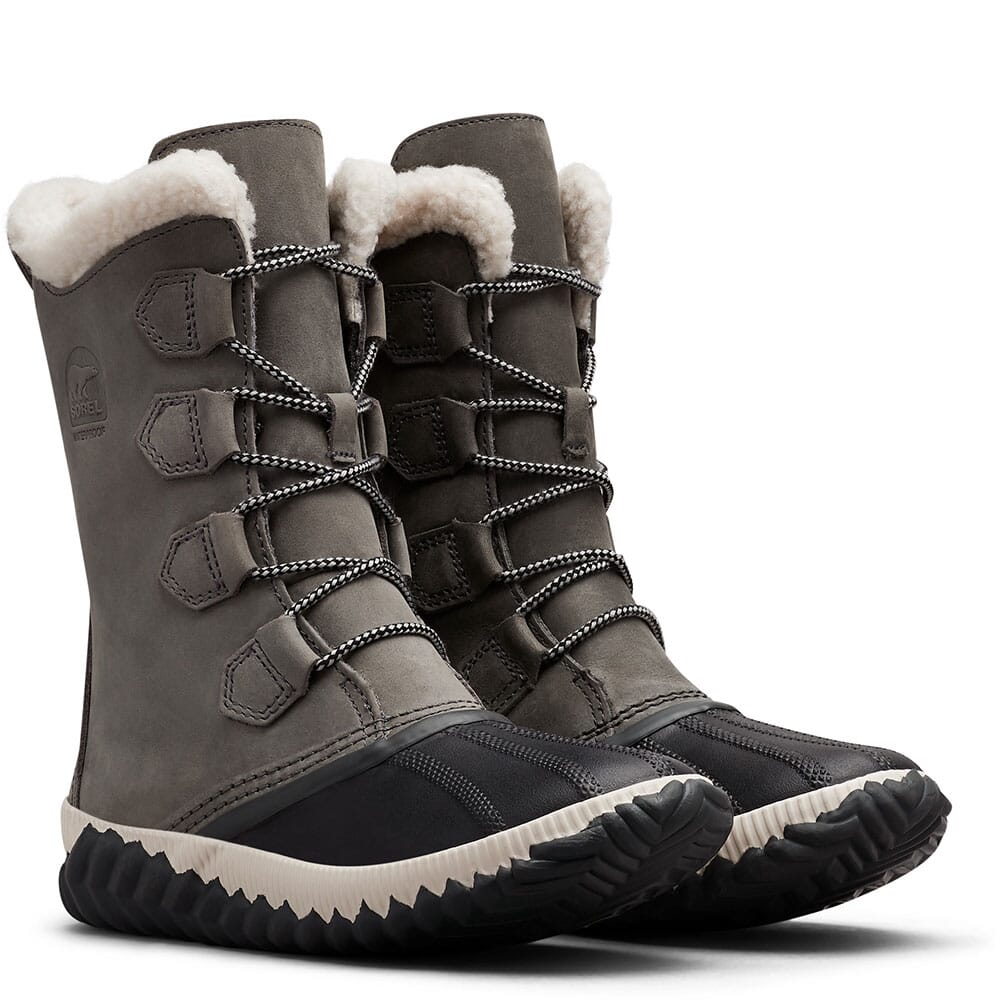 Image for Sorel Women's Out 'N About Plus Tall Duck Boots - Quarry/Coal from elliottsboots