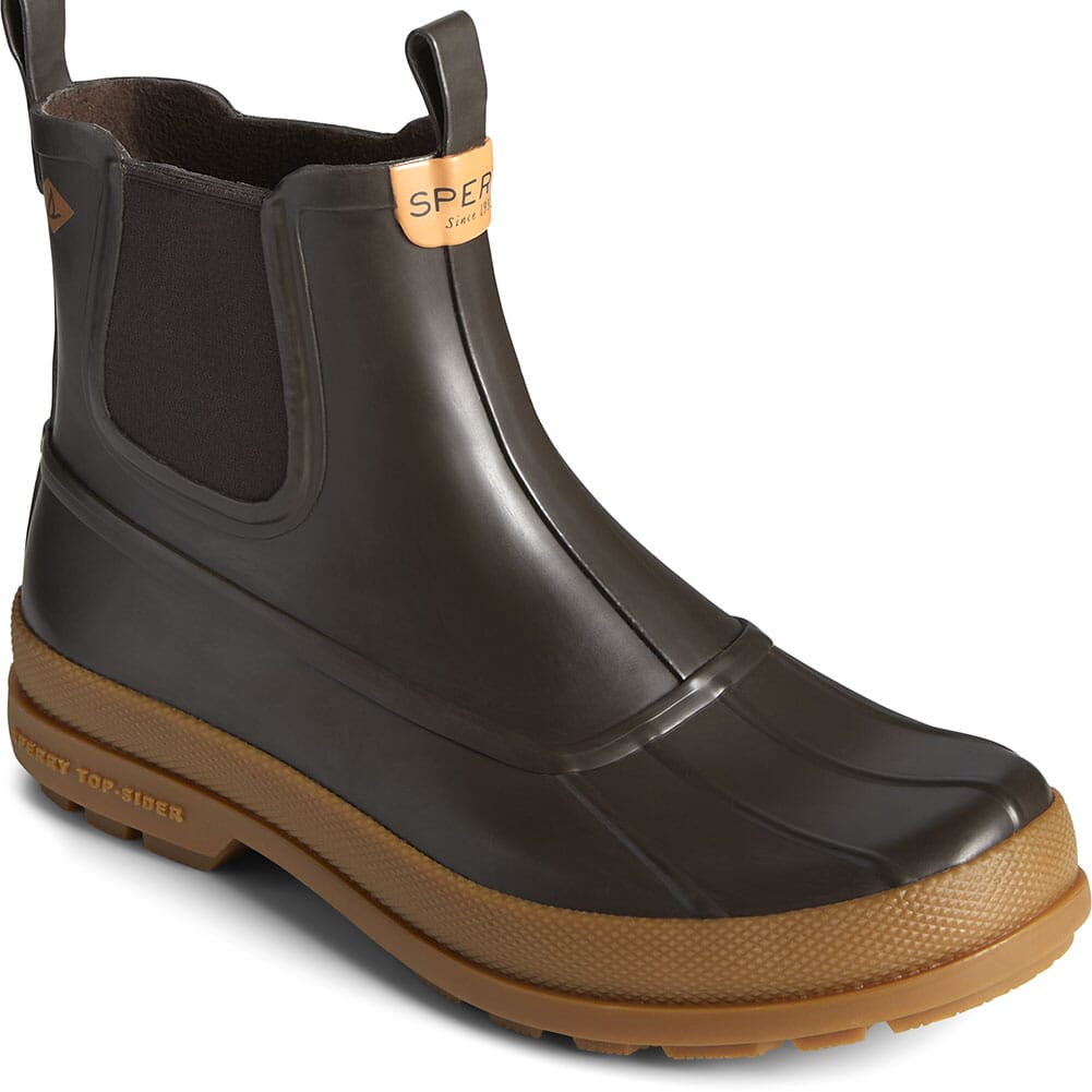 Sperry Top-Sider - Mens Cold Bay Chelsea Boots, size 12 US mens, color blue. Sperry Mens Cold Bay Boot Size 12 WIDE Waterproof Navy Gray  main image 4