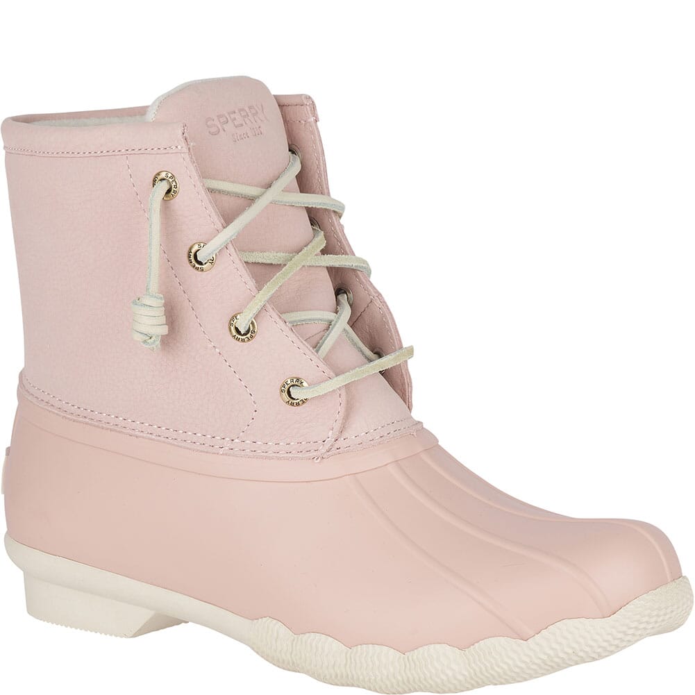 Image for Sperry Women's Saltwater Duck Boots - Blush from elliottsboots