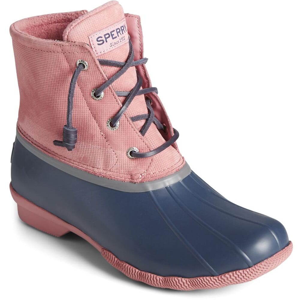 Image for Sperry Women's Saltwater Leather Pac Boots - Pink from elliottsboots