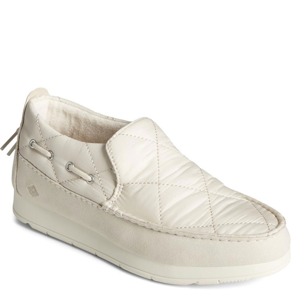 Image for Sperry Women's Moc-Sider Nylon Solid Casual Shoes - Ivory from bootbay