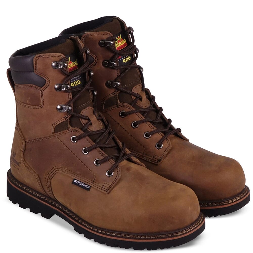 Thorogood Men's V-Series Insulated Safety Boots - Brown Crazyhorse ...