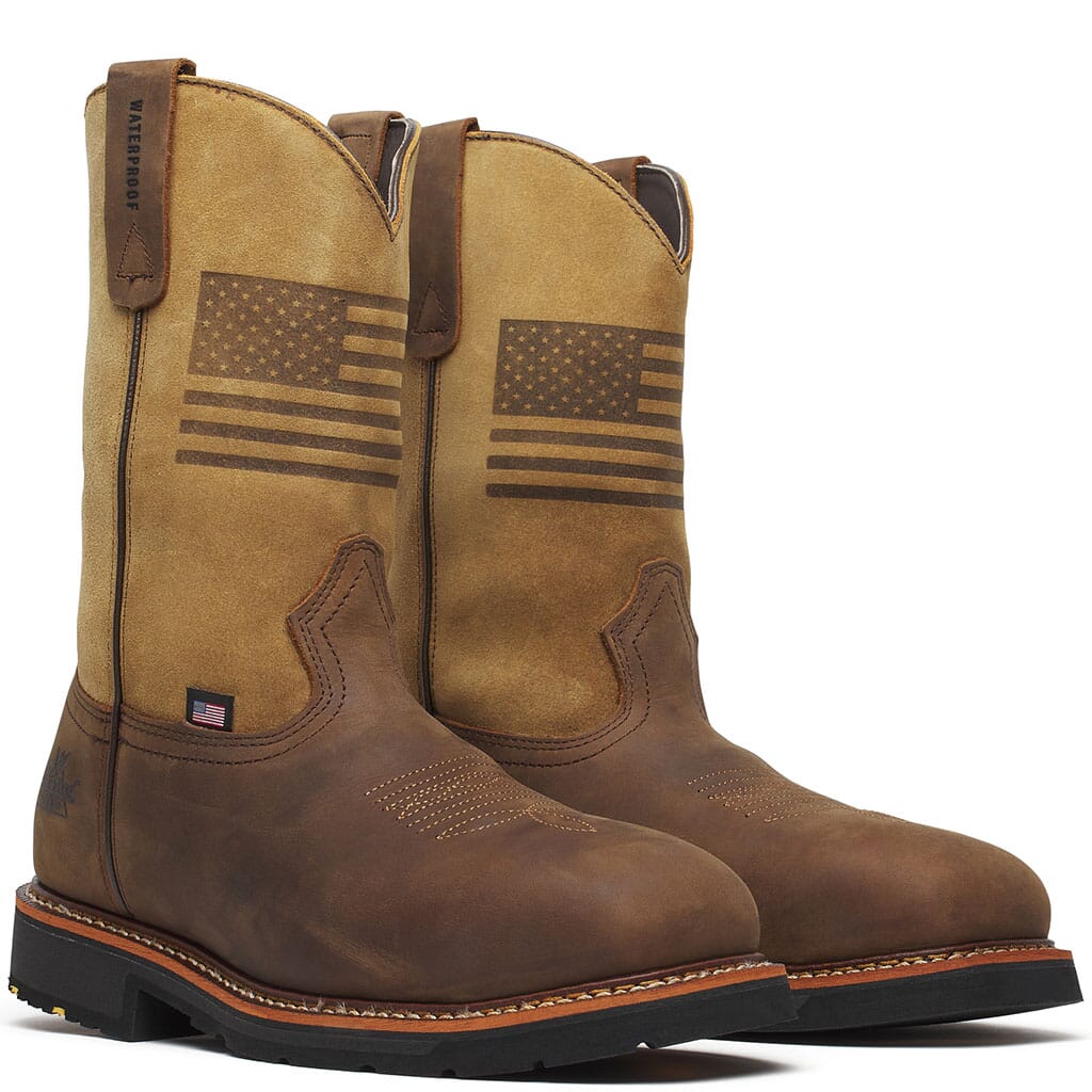Thorogood Men's Western Work CT WP Safety Boots - Crazy Horse
