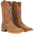 GDWUGA-MSQT1 Gameday Men's Maverick UGA Western Boots - Brown