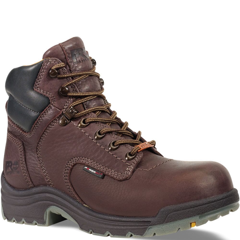 Image for Timberland PRO Men's TiTAN Work Boots - Dark Mocha from bootbay