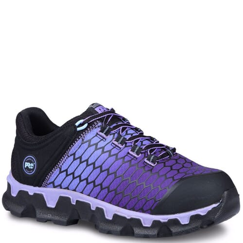 Image for Timberland Pro Women's Powertrain Sport Safety Shoes - Black/Purple from elliottsboots