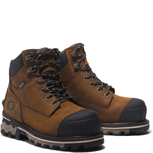 Image for Timberland Pro Women's Boondock Safety Boots - Brown/Brown from elliottsboots