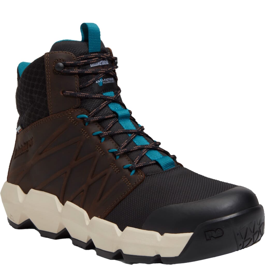 ブーブー Timberland PRO Men's Morphix Comp Toe Safety Boots - Brown/Black