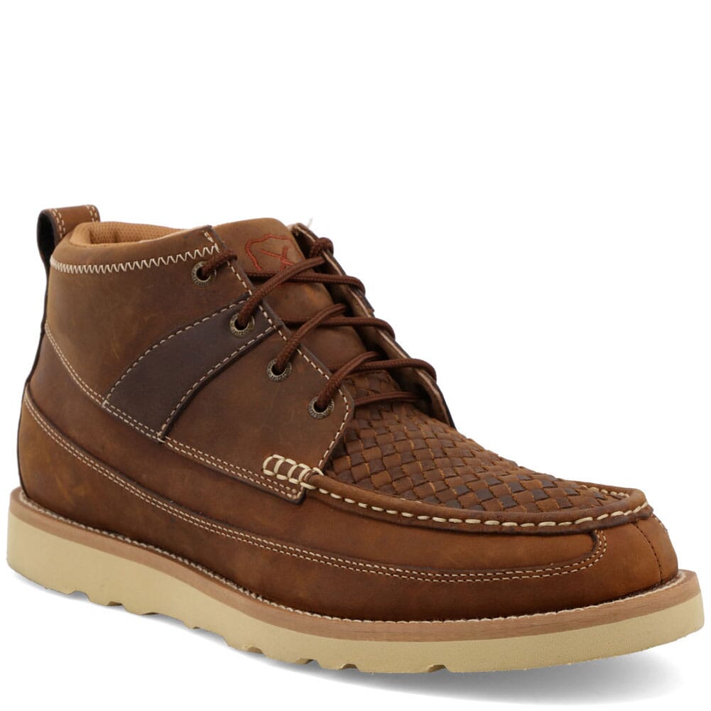 Twisted X Men's Wedge Sole Casual Shoes - Woven Saddle | elliottsboots
