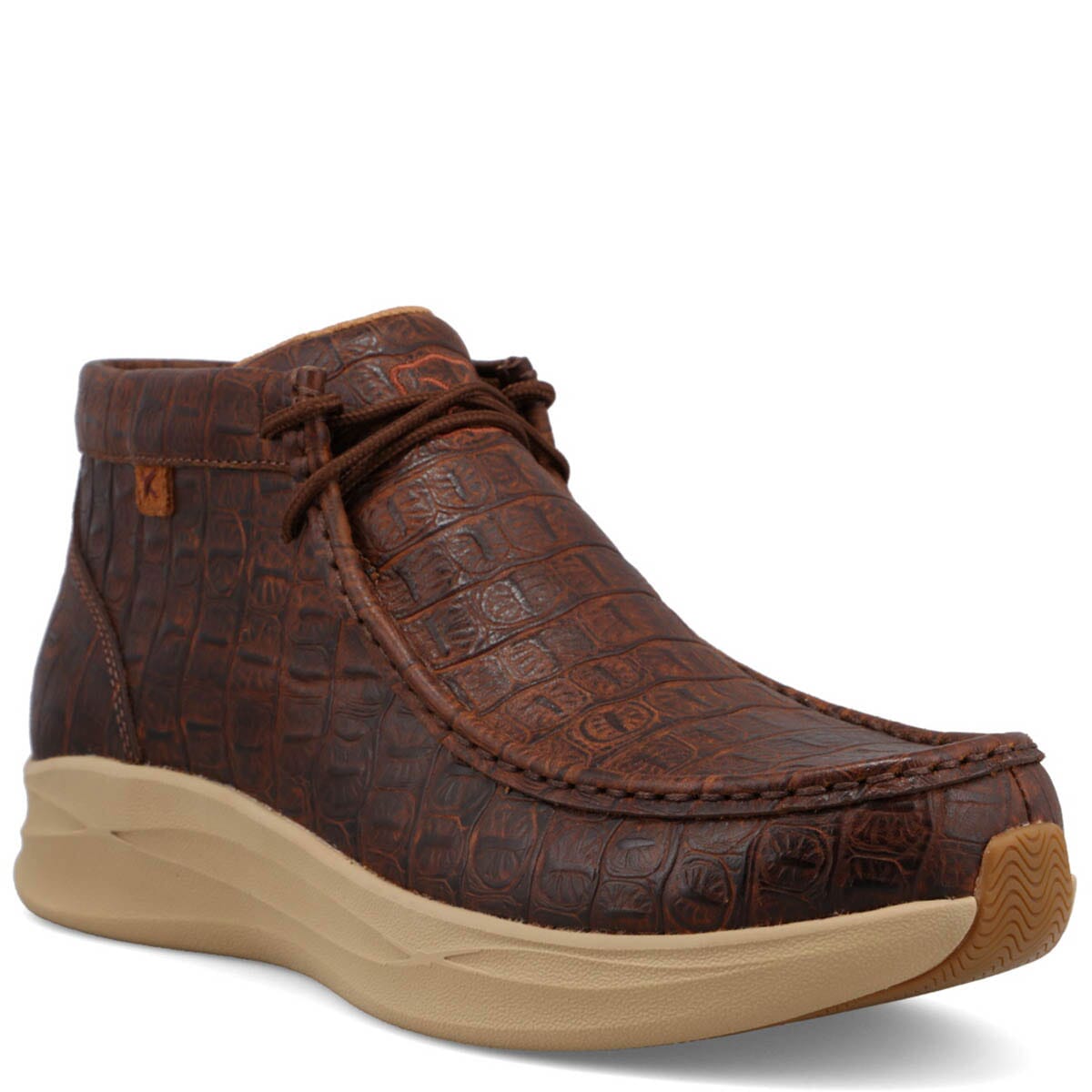 T*C様 STONE  2013 WAXED SOFT LEAHER Twisted X Men's Feather X Casual Chukka - Ginger | elliottsboots
