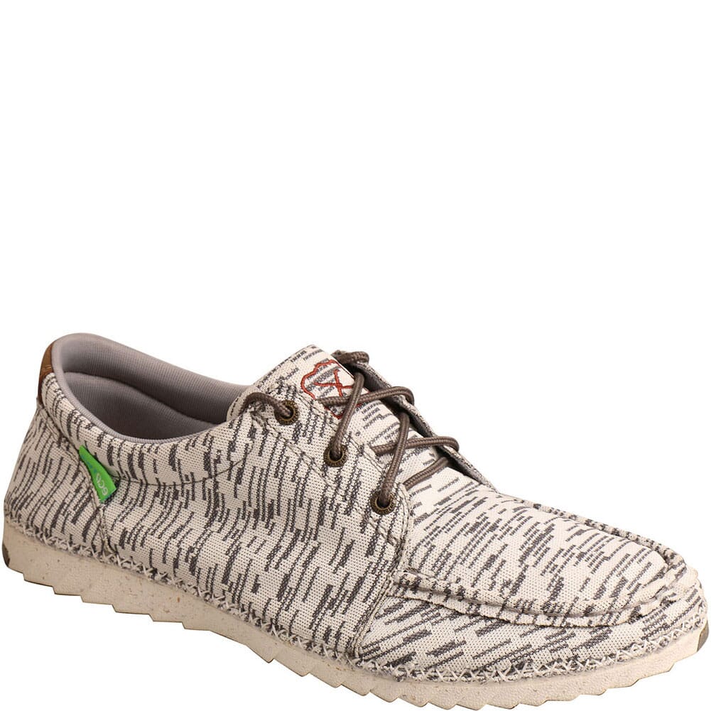 Twisted X Men's ZeroX Casual Shoes White/Grey elliottsboots