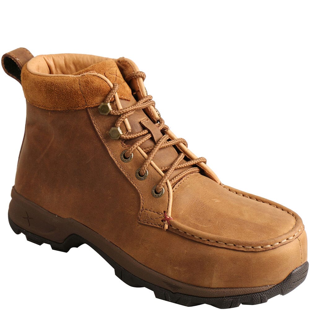 Image for Twisted X Women's WP Alloy Toe Safety Boots - Brown from bootbay