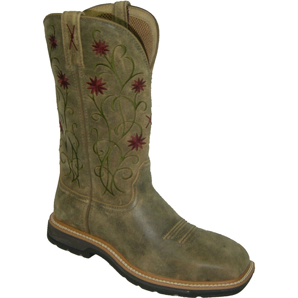 Image for Twisted X Women's Lite Cowboy Safety Boots - Bomber/Bomber from elliottsboots