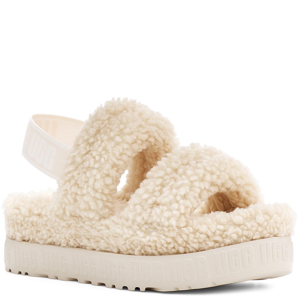Image for UGG Women's Oh Fluffita Casual Slippers - Natural from bootbay