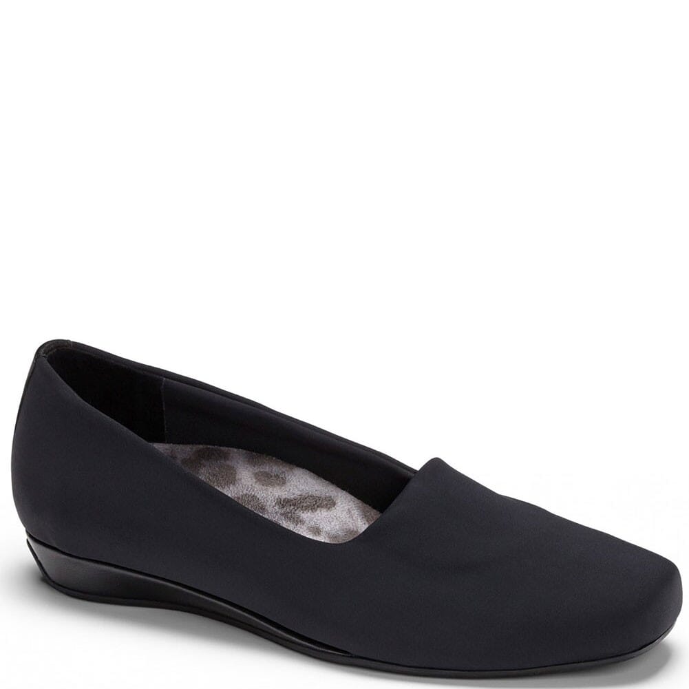 Vionic Women's Powell Demi Wedge Casual Shoes - Black | elliottsboots