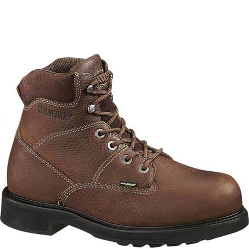 Image for Wolverine Men's Rubber Midsole Work Boots - Brown from bootbay