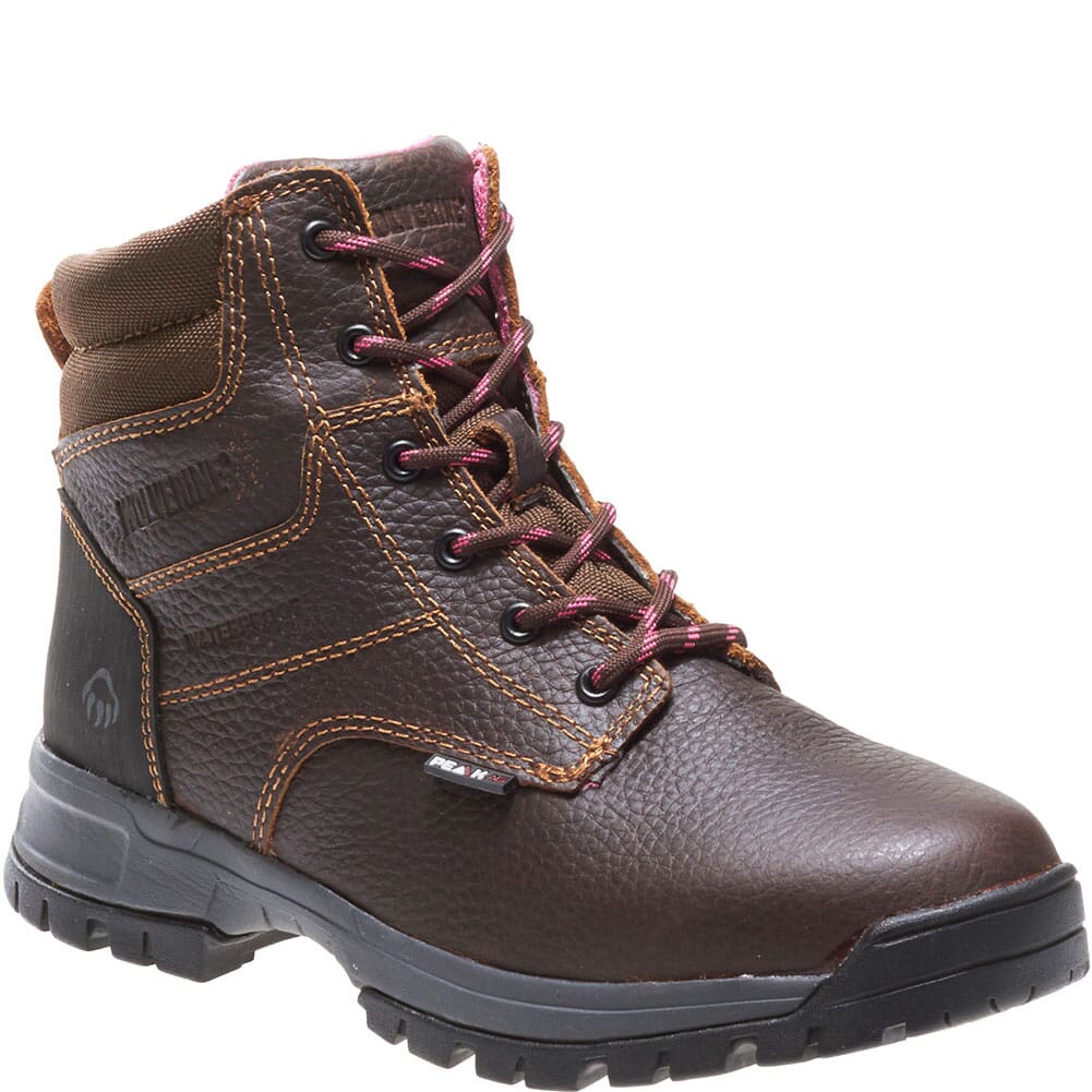 Image for Wolverine Women's Piper WP Work Boots - Brown from elliottsboots