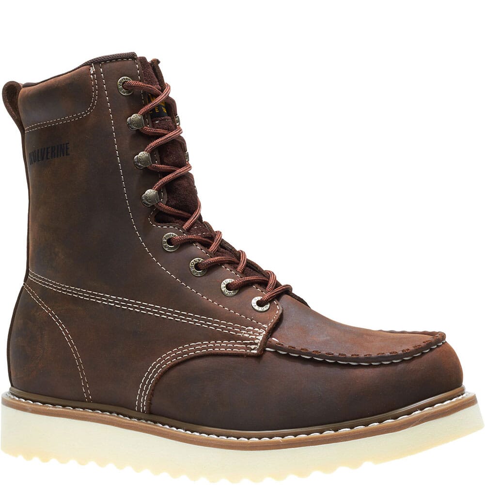 Image for Wolverine Men's Loader Wedge Work Boots - Brown from bootbay