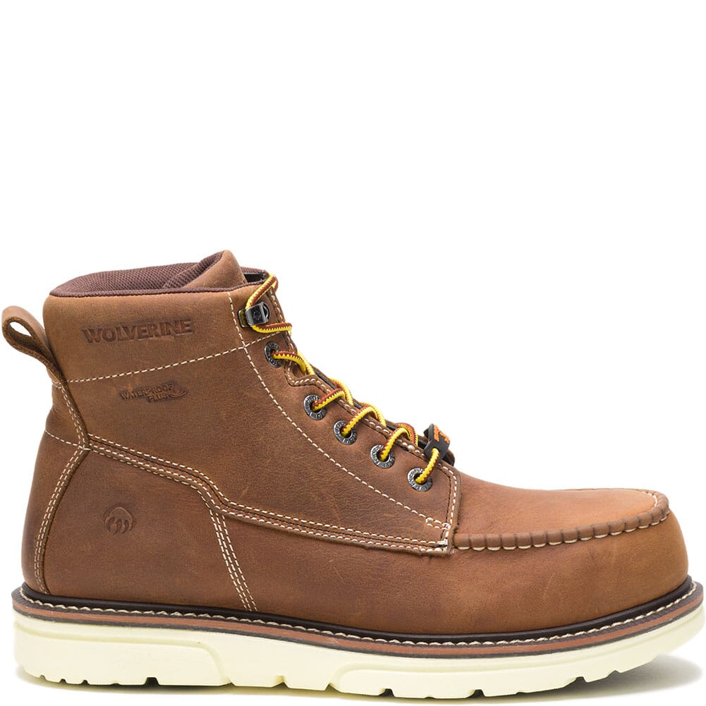 Image for Wolverine Men's I-90 Durashocks Work Boots - Tan from bootbay