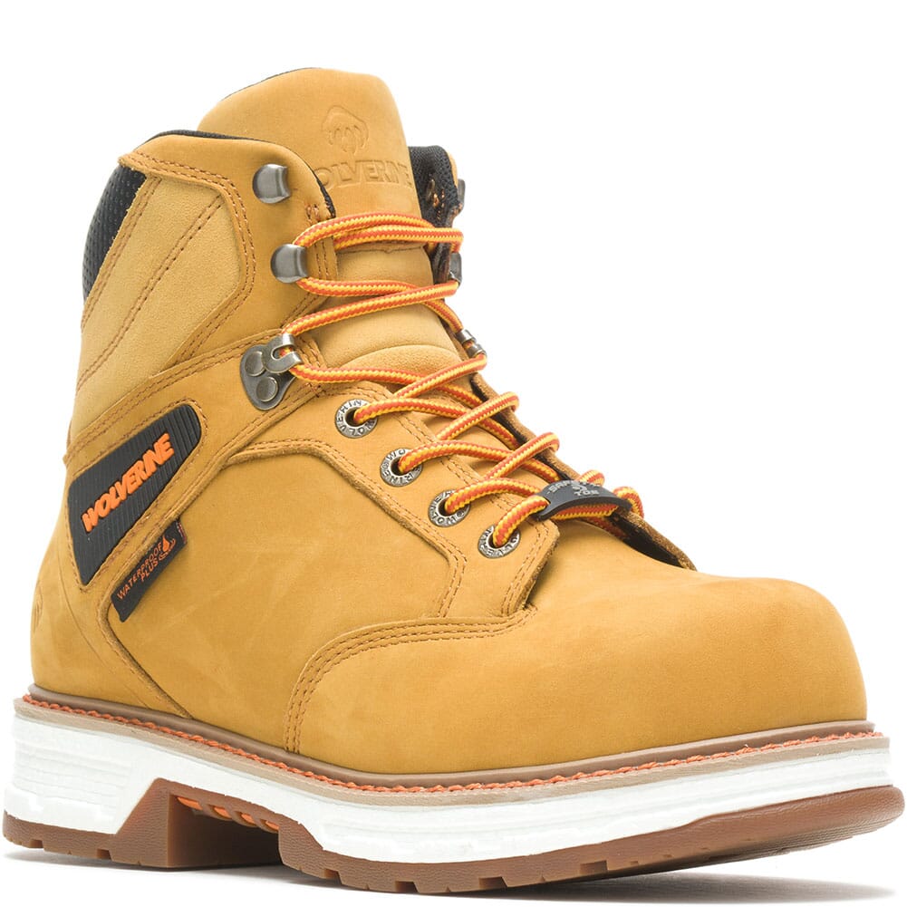 Image for Wolverine Men's Hellcat Ultraspring Work Boots - Wheat from bootbay