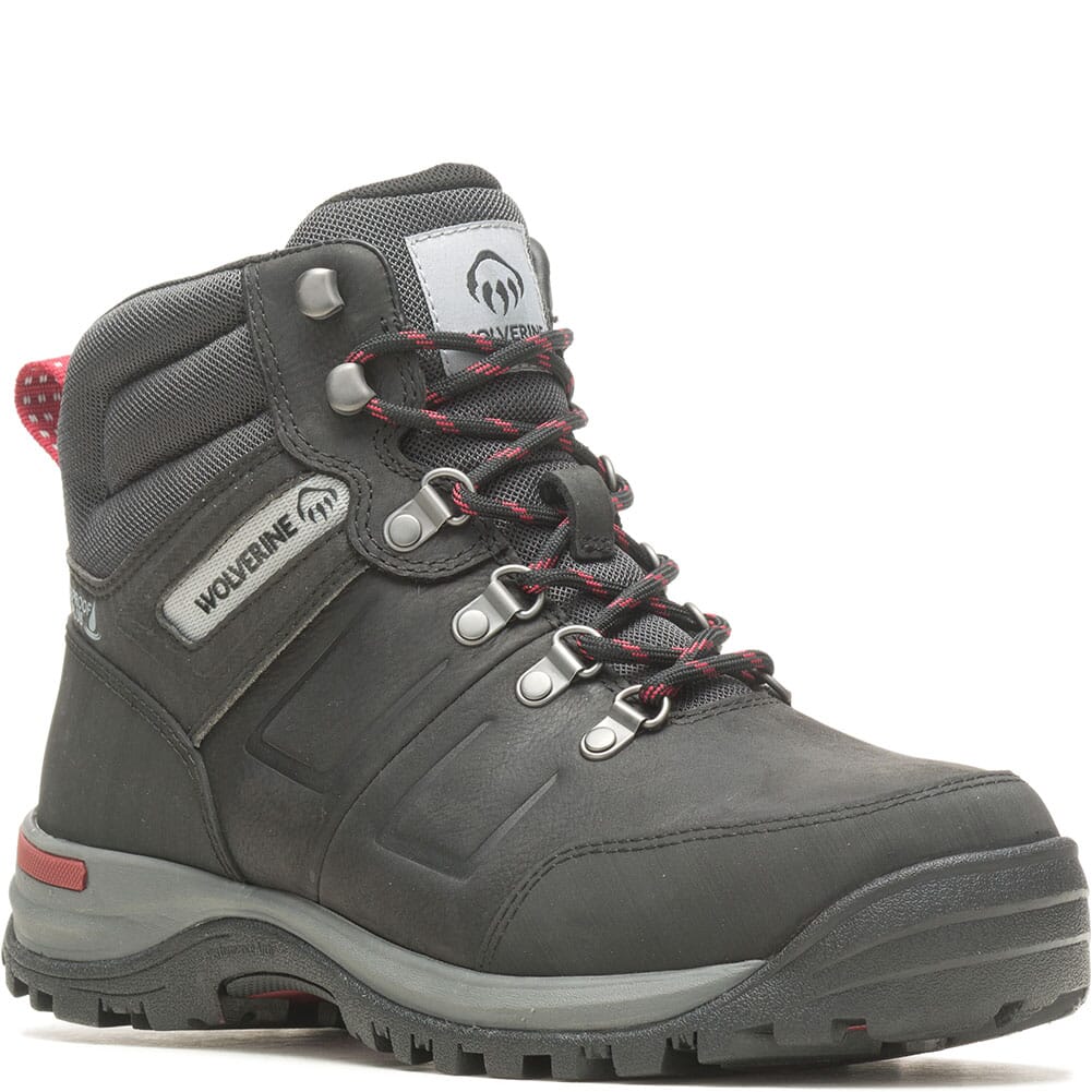 Wolverine Men's Chisel Work Boots - Black | elliottsboots