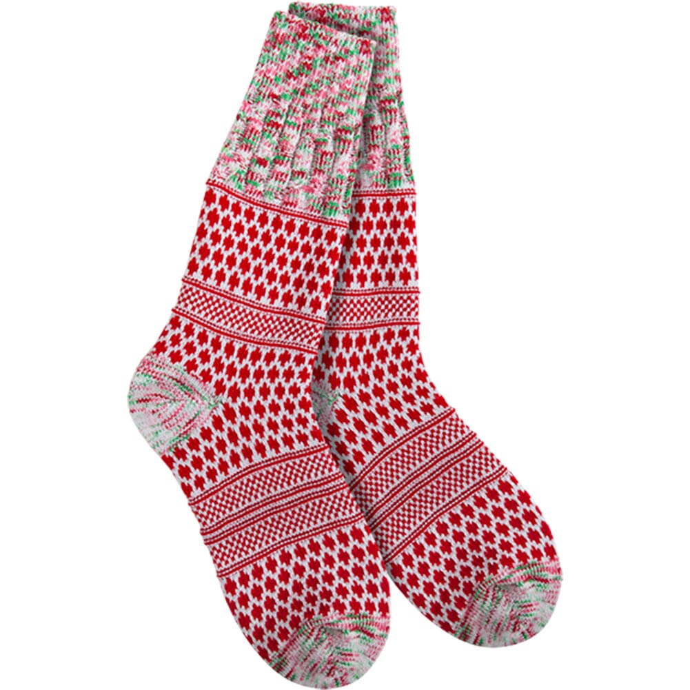 World's Softest Women's Weekend Gallery Textured Crew Socks Holida elliottsboots