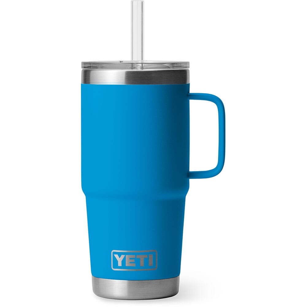 YETI Rambler マグカップ 25 oz ネイビー 739ml ４個入 Yeti Rambler 25 oz Straw Mug - Big Wave Blue | elliottsboots