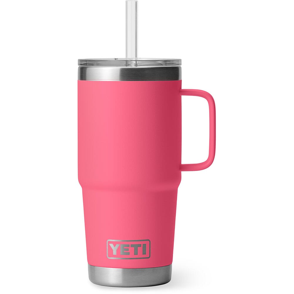Yeti Rambler 25 oz Straw Mug - Tropical Pink | elliottsboots