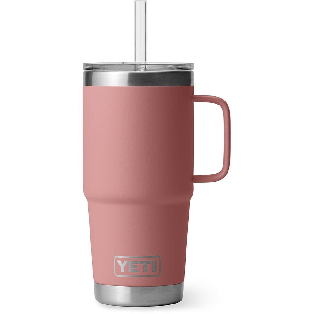 Yeti Rambler 25oz Straw Mug - Sandstone Pink | elliottsboots